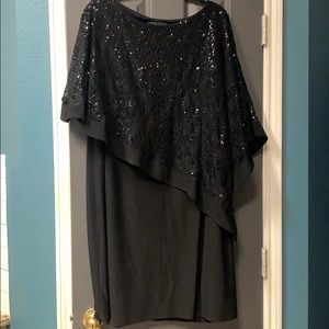 R&M Richards black cocktail dress.